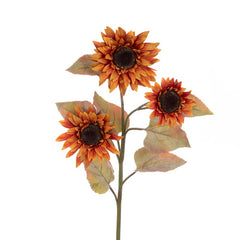 Floralsilk Autumn Sunflower Spray (84cm) image 0