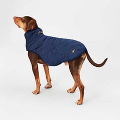 Joules Navy Quilted Dog Coat image 0
