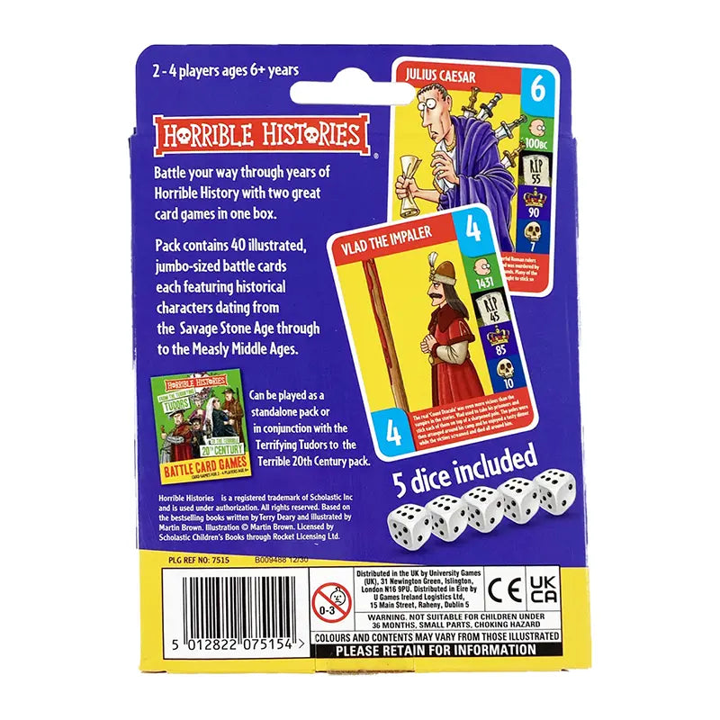 Horrible Histories Stoneage Battle Card Game image 0