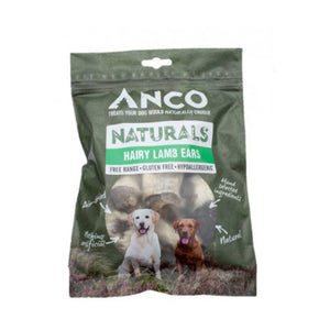 Anco Naturals Hairy Lamb Ears Dog Treats image 0