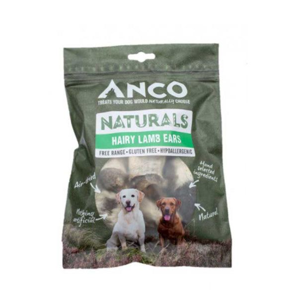 Anco Naturals Hairy Lamb Ears Dog Treats image 0