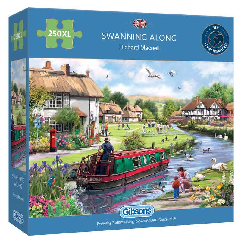 Gibsons Swanning Along 250 XL Piece Jigsaw Puzzle image 0