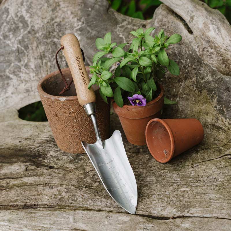 Kent & Stowe Stainless Steel Hand Transplanting Trowel image 0