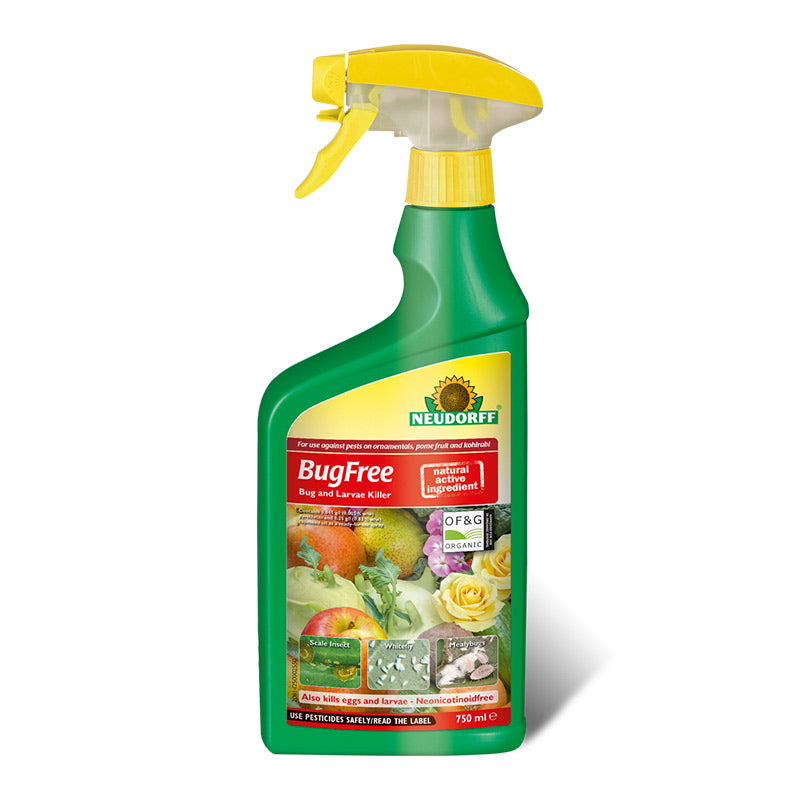 Neudorff BugFree Bug and Larvae Killer Ready to Use (750ml) image 0