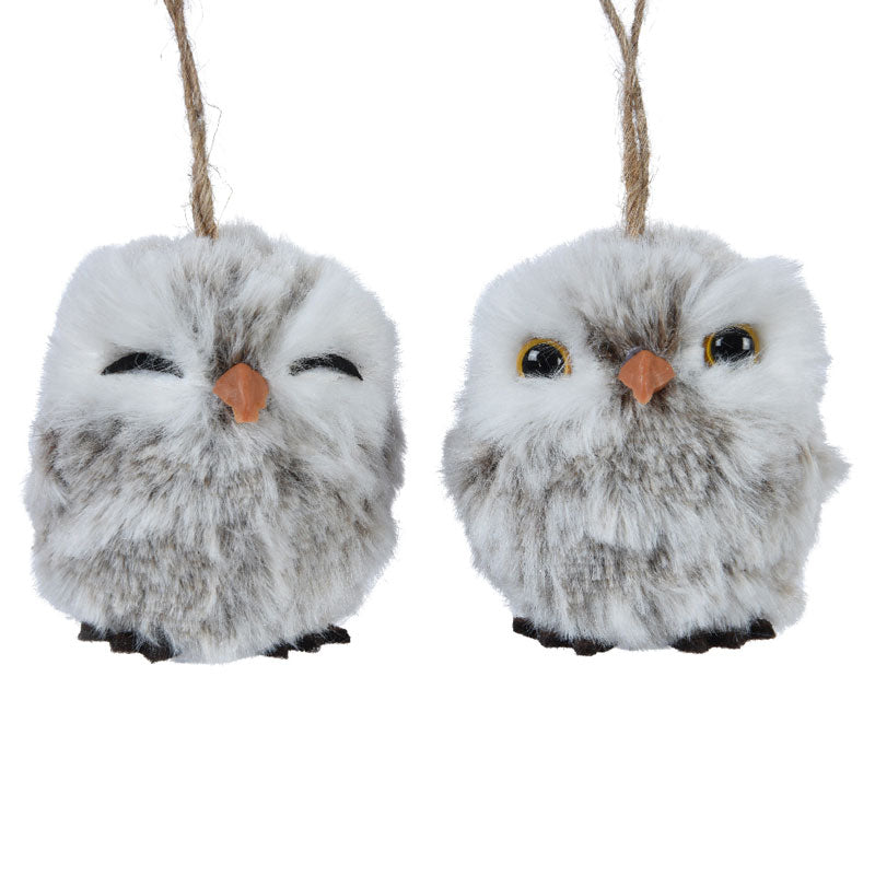 Decoris Grey Round Owl (Assorted Designs) image 0