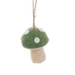Floralsilk Green Mushroom Hanger image 0