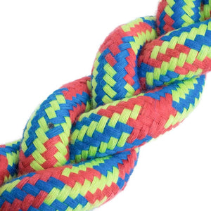 Petface Woven Knotted Rope Bone image 1
