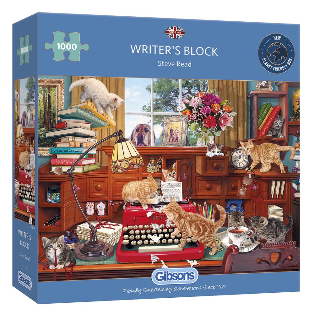 Gibsons Writer's Block 1000 Piece Jigsaw Puzzle image 0