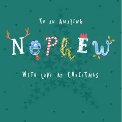 Woodmansterne Amazing Nephew Christmas Card image 0