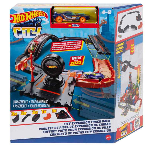 Hot Wheels City Expansion Track Pack Set and Car image 5