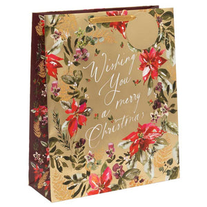 Glick Festive Floral Gift Bag - Shopper image
