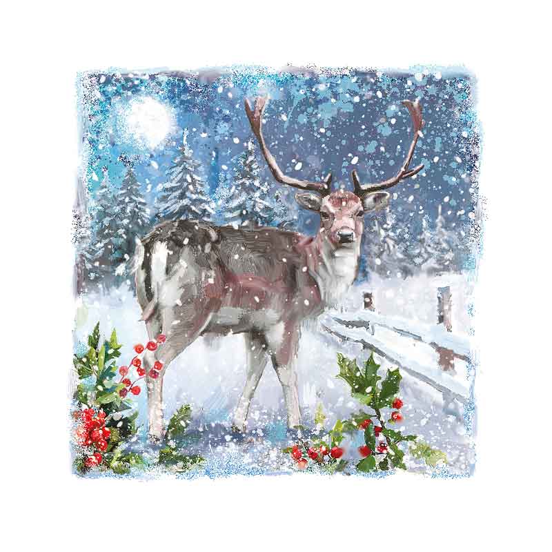 Ling Design Large Deluxe Cards - Winter Scenes (Pack of 12) image 0