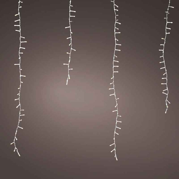 Lumineo LED Icicle Lights with Snowfall Effect image 0