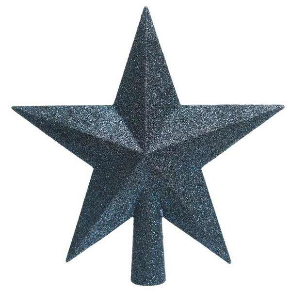Decoris Shatterproof Star Tree Topper - Night Blue image