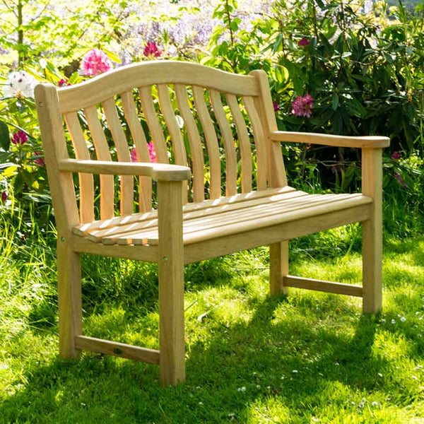 Alexander Rose Roble Turnberry Garden Bench - 4ft image 2