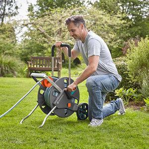 GARDENA CleverRoll Hose Trolley L Easy Set with 50m Classic Hose image 2
