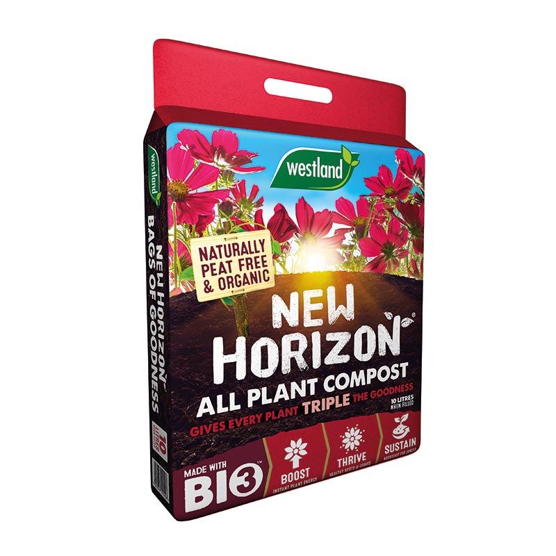 Westland New Horizon Peat Free Organic All Plant Compost - 10 Litres image 0