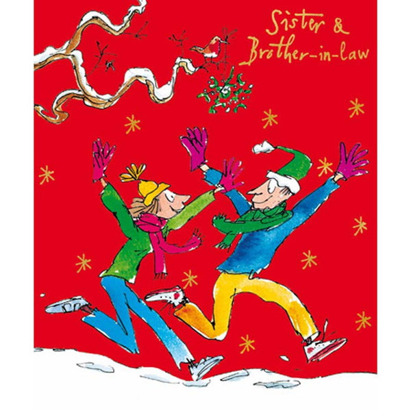 Woodmansterne Sister and Brother-in-law Christmas Card image 0
