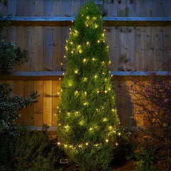 Smart Solar 100 Warm White LED String Lights image 0