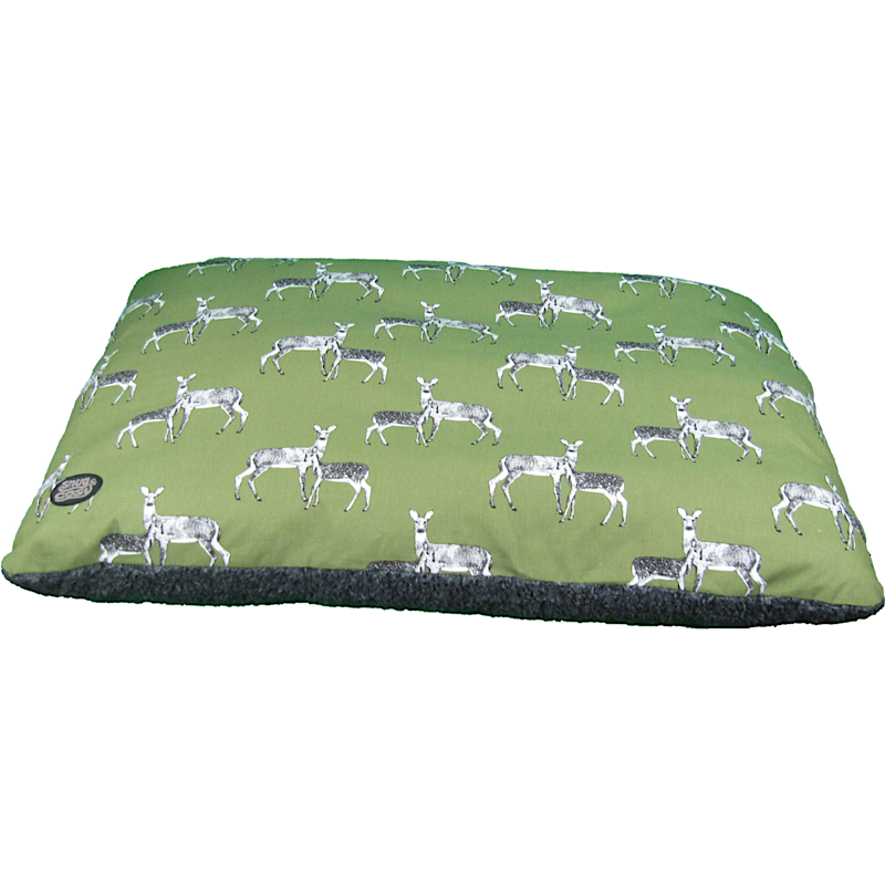 Snug & Cosy Sage Deer Print Lounger image 0
