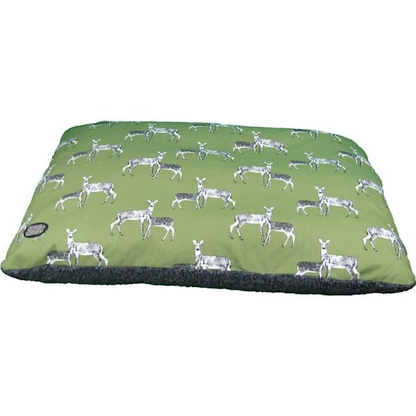 Snug & Cosy Sage Deer Print Lounger image 0