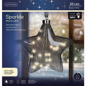 Lumineo Micro LED Hanging Anthracite Star image 1