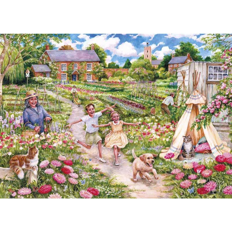 Gibsons Childhood Memories 100 XXL Piece Jigsaw Puzzle image 0