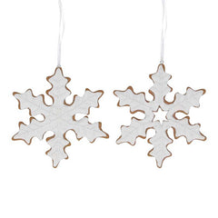 Gisela Graham Resin Gingerbread Snowflake (Assorted Designs) image 0