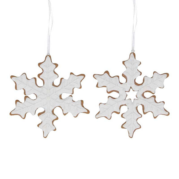 Gisela Graham Resin Gingerbread Snowflake (Assorted Designs) image 0