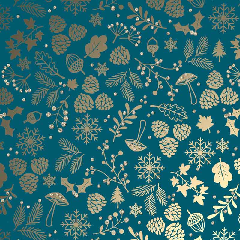 Uniqueco Icons Gold Luxe Gift Wrap (2m) image 0