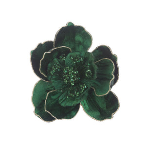 Floralsilk Beaded Magnolia Clip image 0