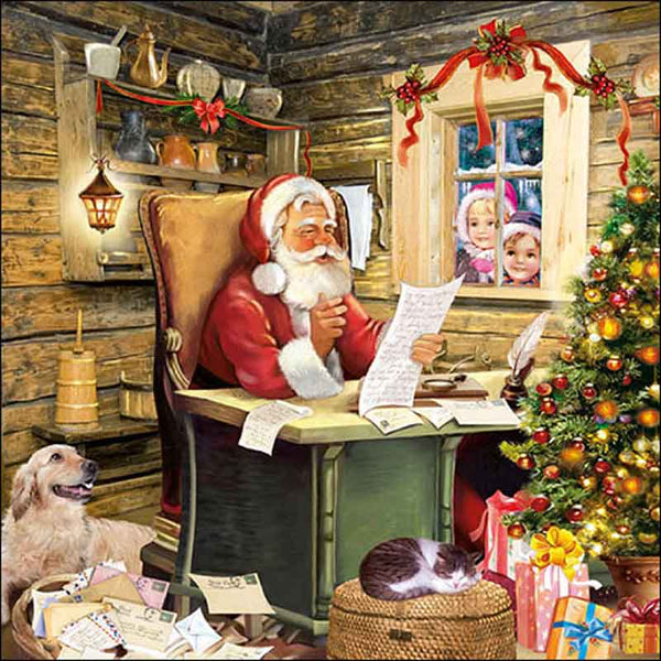 Ambiente Paper Napkins - Santa's Mail (Pack of 20) image 0