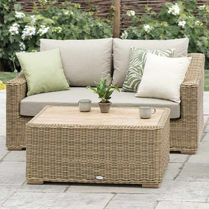 Bramblecrest Fairford 2-Seat Sofa Lounge Set in Walnut Rattan image 2
