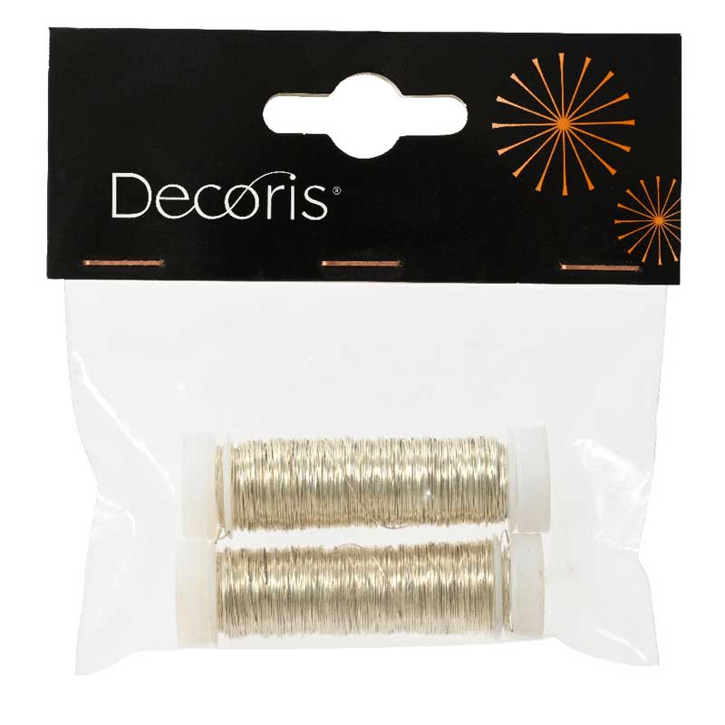 Decoris Champagne Iron Thread Rolls (Pack of 2) image 0