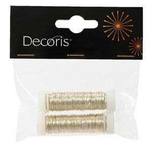Decoris Champagne Iron Thread Rolls (Pack of 2) image 0