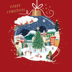 Ling Design Charity Boxed Cards - Festivities Around The Tree (Pack of 8) image 0