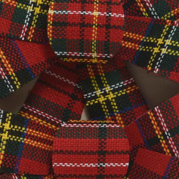 Decoris Tartan Bow (Pack of 2) image 1