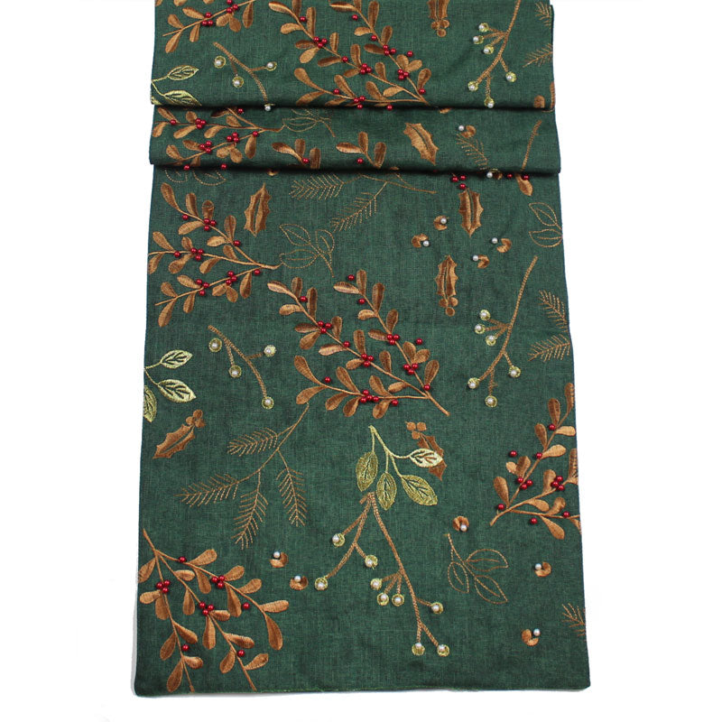 Peggy Wilkins Berry Beads Table Runner image 0