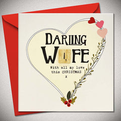Bexy Boo Darling Wife Christmas Card image 0