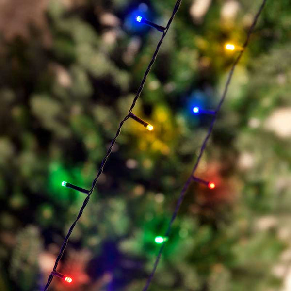 SnowTime 100 Connectable LED Twinkling Lights - Multi-Coloured image 0