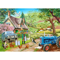 House of Puzzles Farm Fresh 500 Piece Jigsaw Puzzle image 0