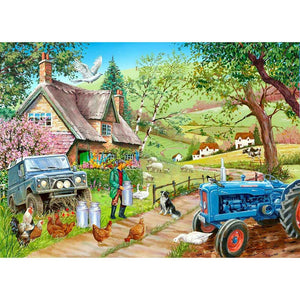 House of Puzzles Farm Fresh 500 Piece Jigsaw Puzzle image 0
