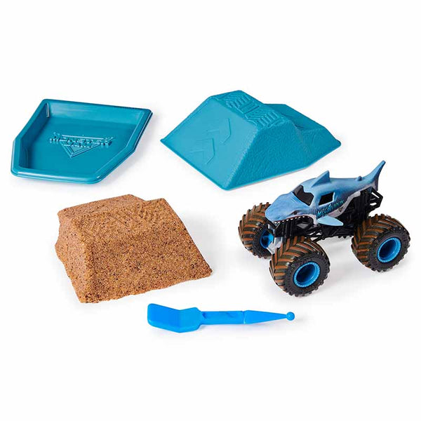 Monster Jam Dirt Starter Set, Featuring 8oz of Monster Dirt and Official 1:64 Scale Die-Cast Monster Jam Truck (Styles Vary) image 2