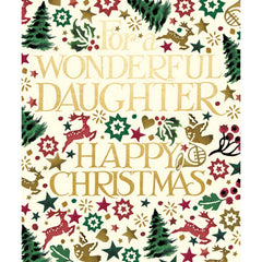 Woodmansterne Wonderful Daughter Christmas Card image 0