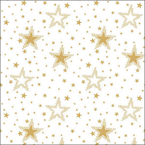 Ambiente Paper Napkins - Gold & White Night Sky (Pack of 20) image 0