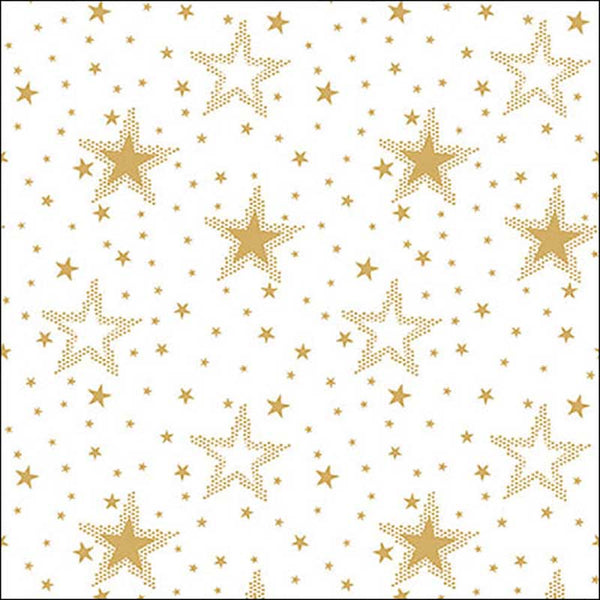 Ambiente Paper Napkins - Gold & White Night Sky (Pack of 20) image 0