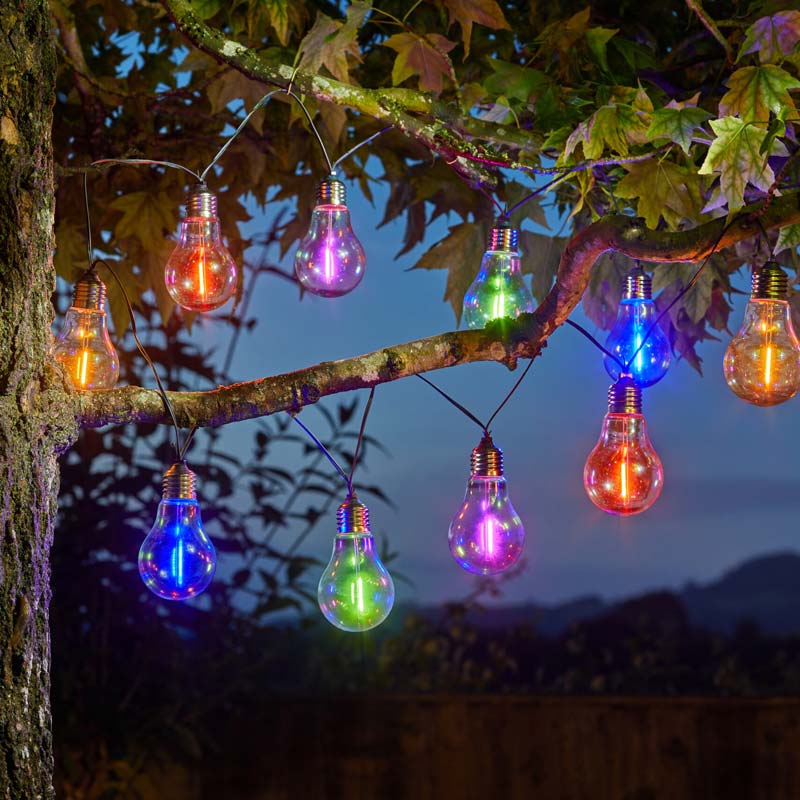 Smart Garden Eureka! Neon-esque Solar String Lights (Set of 10 LEDs) image 0