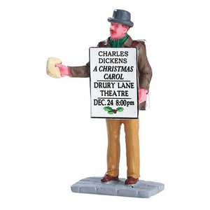 Lemax Sandwich Board Man image 0