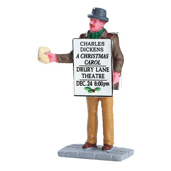 Lemax Sandwich Board Man image 0