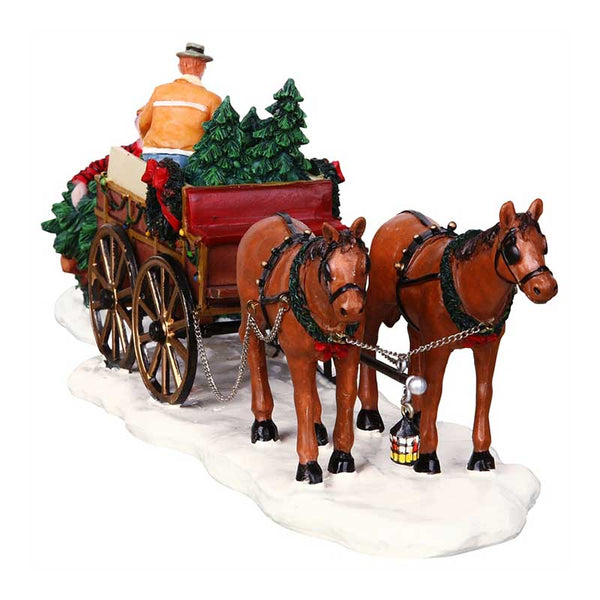 Lemax Christmas Tree Wagon (Set of 2) image 1